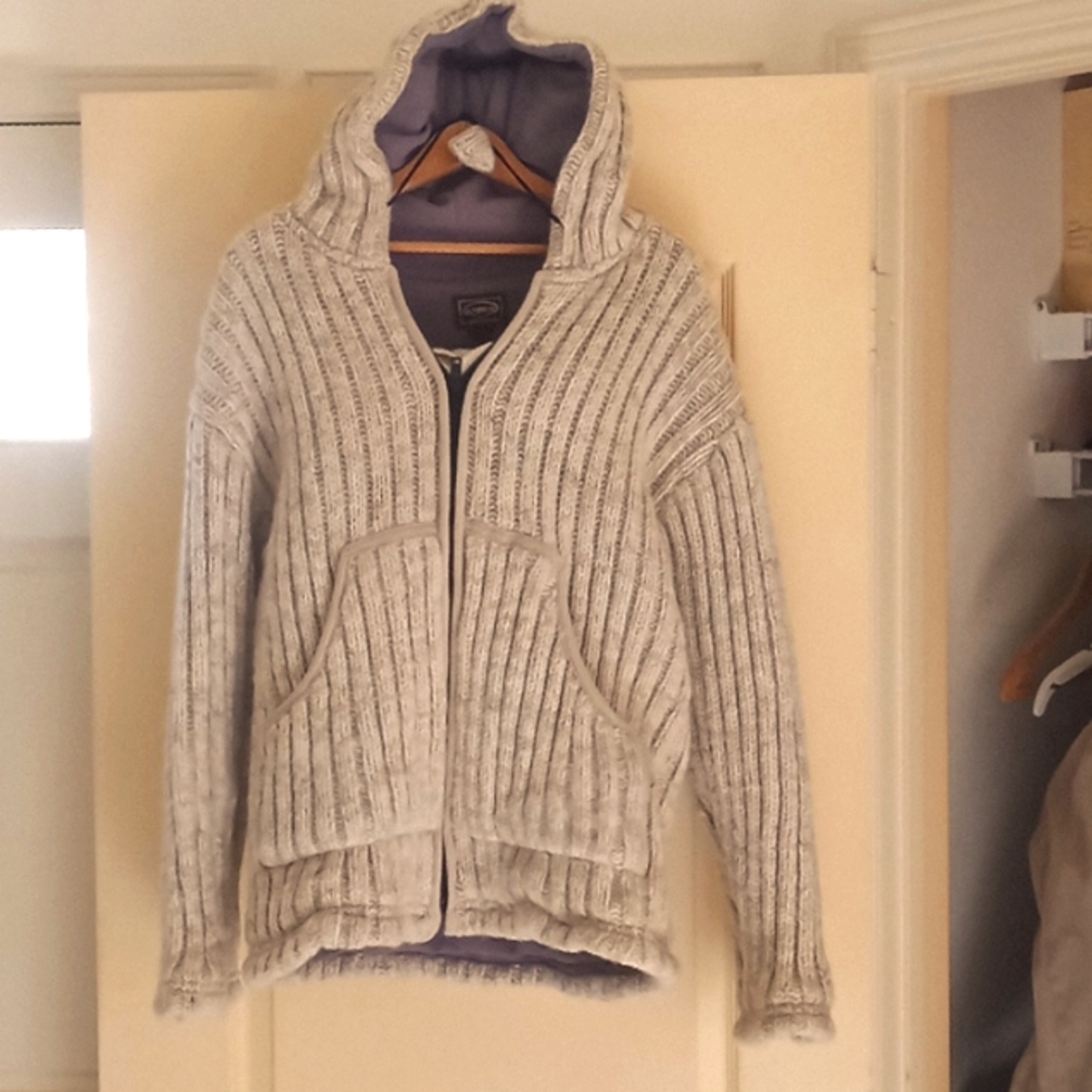 KYBER Outerwear Coat, oatmeal w/ gray specks